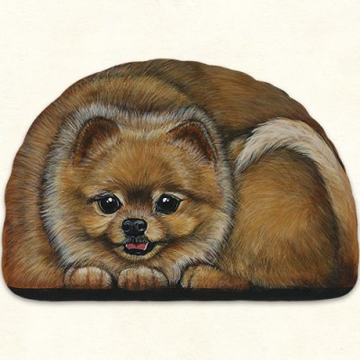 Fiddlers Elbow POMERANIAN Dog Pupper Weight Paperweight Decoration Made in USA   231970494498
